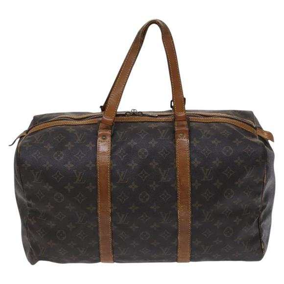 LOUIS VUITTON Monogram Sac Souple 45 Boston Bag M41624 LV Auth BD1045 - Picture 13 of 16